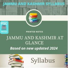 Jammu and kashmir at Glance- Printed Book-with COD Facility